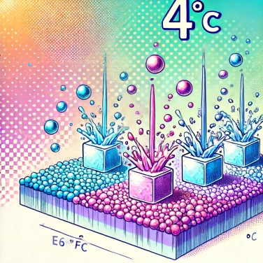 Explique por que a água atinge sua maior densidade a 4°C?
