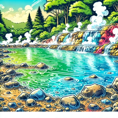 Explique por que a água das termas naturais muitas vezes está carregada de minerais?