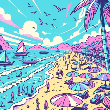 Explique por que a areia é tão quente em uma praia ensolarada?