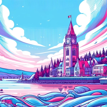 Explique por que a baía de Fundy, no Canadá, tem as marés mais altas do mundo?