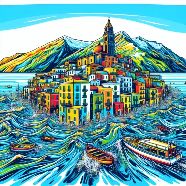 Explique por que a cidade de Baia (na Itália) está atualmente submersa sob o mar?
