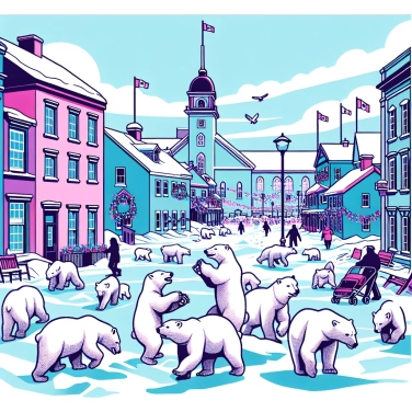 Explique por que a cidade de Churchill (no Canadá) é apelidada de capital mundial do urso polar?