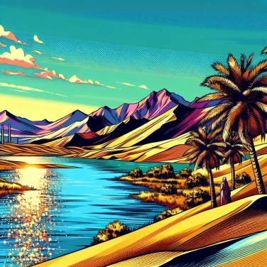 Explique por que a cidade de Kish (no Irã) é chamada de Pérola do Golfo apesar de ter um clima desértico?