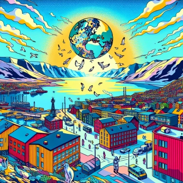 Explique por que a cidade de Longyearbyen (na Noruega) proíbe nascer e morrer lá?