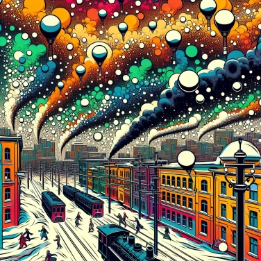 Explique por que a cidade de Norilsk (na Rússia) às vezes vê sua neve ficar preta?