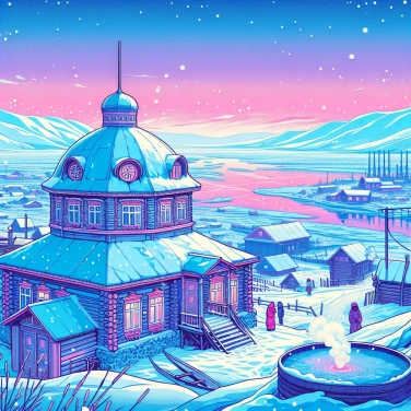 Explique por que a cidade de Oymyakon (na Rússia) é um dos lugares habitados mais frios do mundo?