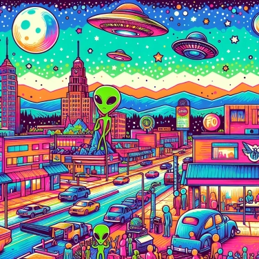 Explique por que a cidade de Roswell (nos Estados Unidos) atrai tantas histórias de extraterrestres?
