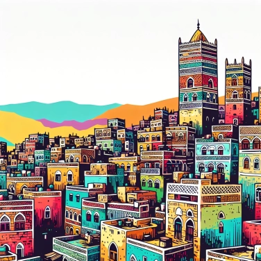 Explique por que a cidade de Sanaa (no Iémen) conserva casas-torre plurisseculares?