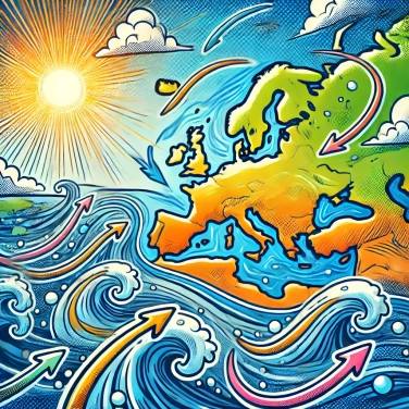 Explique por que a corrente do Golfo é crucial para o clima europeu?