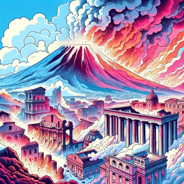 Explique por que a erupção do Vesúvio em 79 d.C. conservou tão bem a cidade de Pompéia?