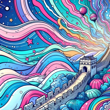 Explique por que a Grande Muralha da China é visível do espaço?