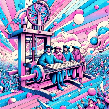 Explique por que a invenção da imprensa por Gutenberg revolucionou a disseminação do conhecimento?