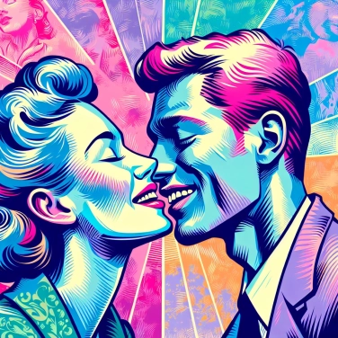 Explique por que a maioria das pessoas fecha os olhos para se beijar?