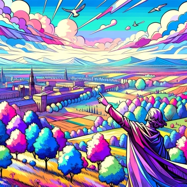 Explique por que a perspectiva aérea era utilizada para criar paisagens realistas nas pinturas do Renascimento?