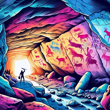 Explique por que a pintura rupestre é tão bem preservada nas cavernas pré-históricas?