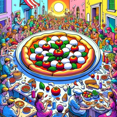 Explique por que a pizza margherita é assim chamada?