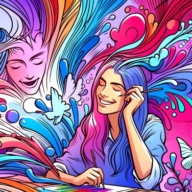 Explique por que a prática de atividades artísticas ou criativas pode promover o bem-estar emocional e o controle do estresse?