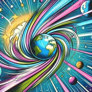 Explique por que a Terra gira em torno de si mesma?