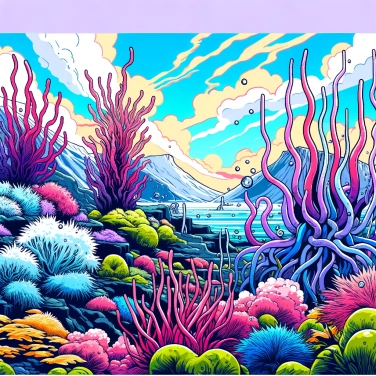 Explique por que algumas algas marinhas conseguem sobreviver em condições extremas?