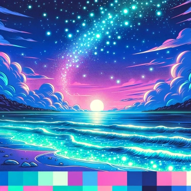 Explique por que algumas algas produzem bioluminescência durante a noite?