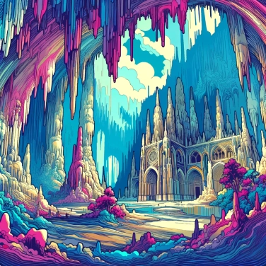 Explique por que algumas cavernas ressoam como catedrais?