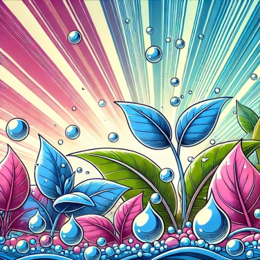 Explique por que algumas folhas de plantas são hidrofóbicas?