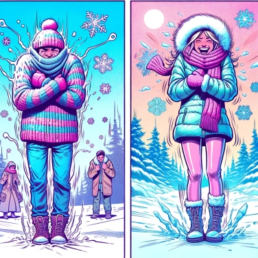 Explique por que algumas pessoas são mais sensíveis ao frio do que outras?