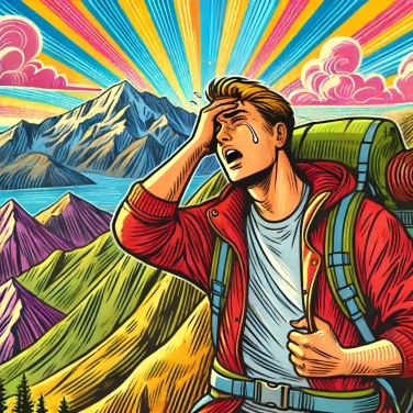 Explique por que algumas pessoas sentem mal da montanha em altitudes elevadas?