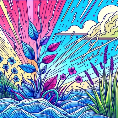 Explique por que algumas plantas crescem em lugares difíceis?