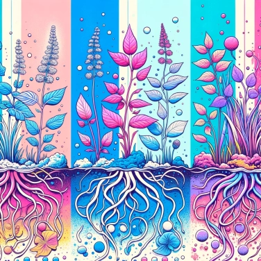 Explique por que algumas plantas mudam de cor de acordo com a acidez do solo?