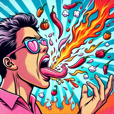 Explique por que alguns alimentos picam ou queimam a língua?