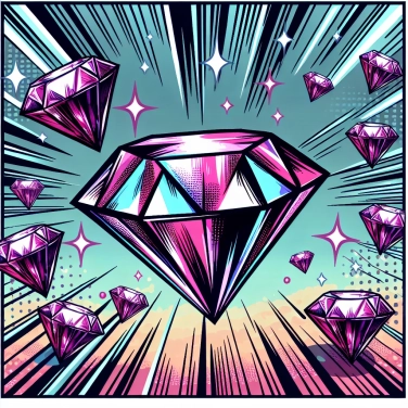 Explique por que alguns diamantes brilham mais intensamente do que outros?
