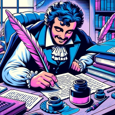 Explique por que alguns escritores escolhem usar penas e tinteiro tradicionais para escrever suas obras literárias?