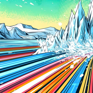 Explique por que alguns glaciares se movem mais rapidamente do que outros?