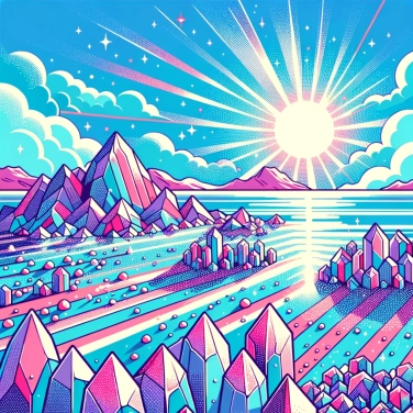 Explique por que alguns paisagens desérticas são cobertas de sal?