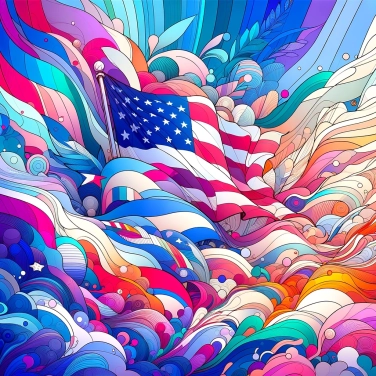 Explique por que alguns países têm bandeiras com cores semelhantes?