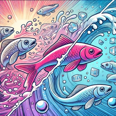 Explique por que alguns peixes podem sobreviver em águas muito quentes ou muito frias?