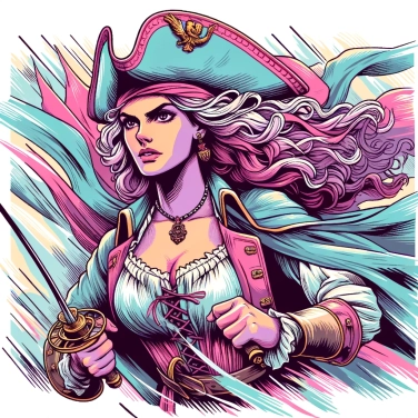 Explique por que Anne Bonny estava disfarçada de homem durante suas batalhas?