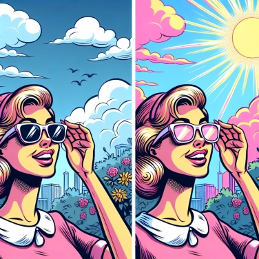 Explique por que apertamos os olhos sob o sol forte para enxergar melhor?