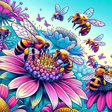 Explique por que as abelhas são indispensáveis para a polinização das plantas?