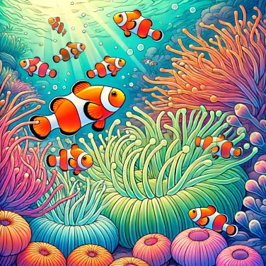 Explique por que as anêmonas do mar não picam os peixes-palhaços?