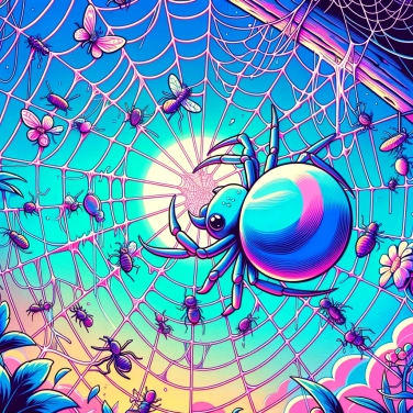Explique por que as aranhas comem a sua teia todos os dias?