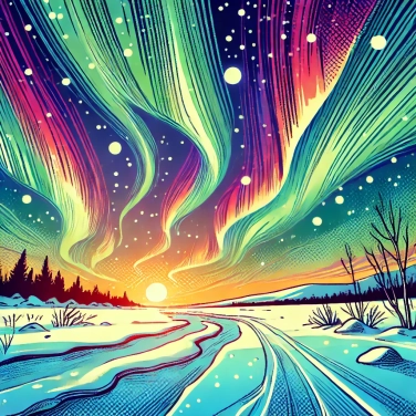 Explique por que as auroras boreais ocorrem principalmente no inverno?