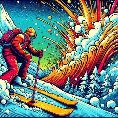 Explique por que as avalanches geralmente ocorrem após fortes quedas de neve?