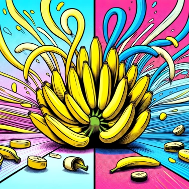Explique por que as bananas amadurecem mais rapidamente quando estão agrupadas?
