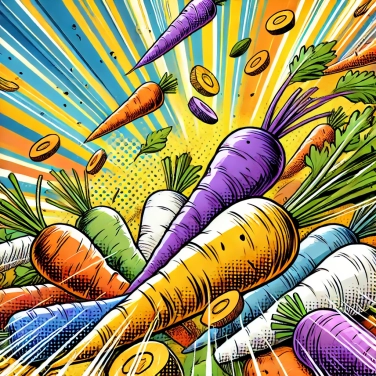 Explique por que as cenouras podem ter cores variadas?