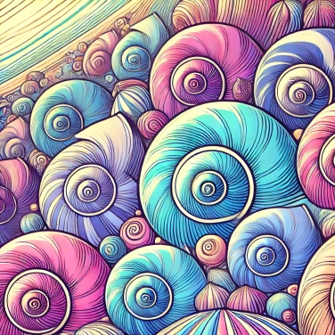 Explique por que as conchas de caracóis são em espiral?