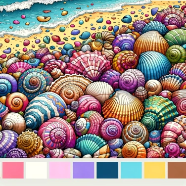 Explique por que as conchas têm padrões tão variados e coloridos?