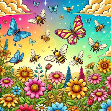 Explique por que as cores vivas atraem os insetos polinizadores?