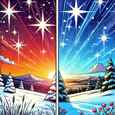 Explique por que as estrelas brilham mais no inverno do que no verão?